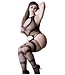 Fantasy Lingerie NIGHT MOVES GARTERED BODYSTOCKING BLACK, QS