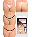 Fantasy Lingerie TASTY VIBES PANTY PACK 3 PAIRS OF LACE THONG PANTIES, QS