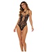 Rene Rofe Lingerie DEEP DESIRE TEDDY BLACK, OS