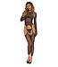Rene Rofe Lingerie BRING IT OVER  BODYSTOCKING BLACK, OS