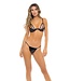 Rene Rofe Lingerie VINYL VIBES 2PC SET BLACK, M/L