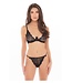 Rene Rofe Lingerie STAYING IN 2PC SET BLACK, M/L