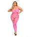 Pink Lipstick Lingerie TAKE YOU THERE BODYSTOCKING PINK, QS