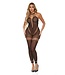 Pink Lipstick Lingerie TAKE YOU THERE BODYSTOCKING BLACK, OS