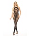 Pink Lipstick Lingerie LOVE ME HARDER BODYSTOCKING BLACK, OS
