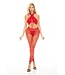 Pink Lipstick Lingerie GIVES YOU HELL 3PC SET RED, OS