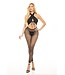 Pink Lipstick Lingerie GIVES YOU HELL 3PC SET BLACK, OS