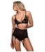 Guilty Pleasure GUILTY PLEASURE SILHOUETTE SUSPENDER BELT, L/XL