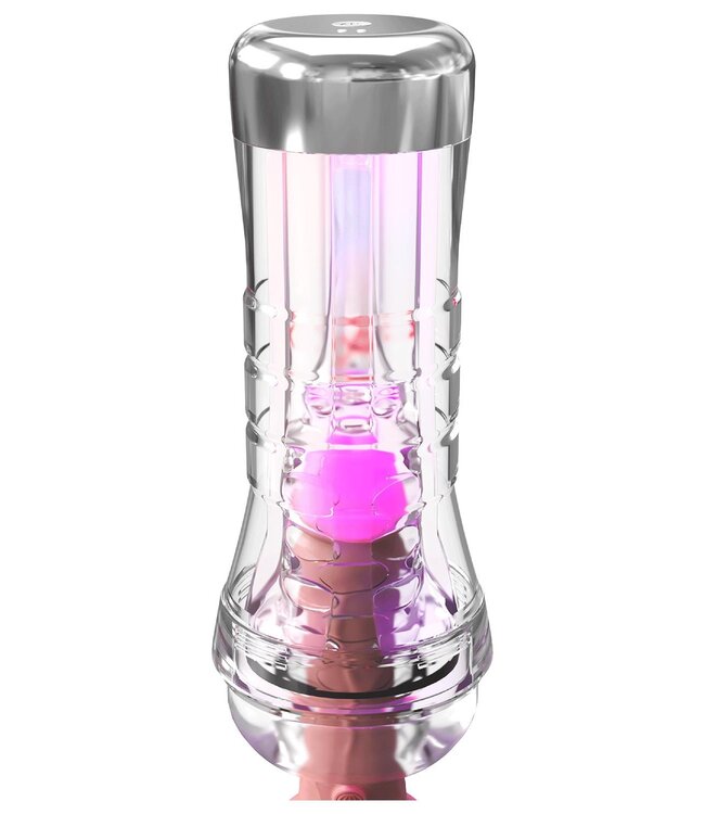 Pipedream PDX ELITE VIEW TUBE SEE-THRU EZ-GRIP LED STROKER