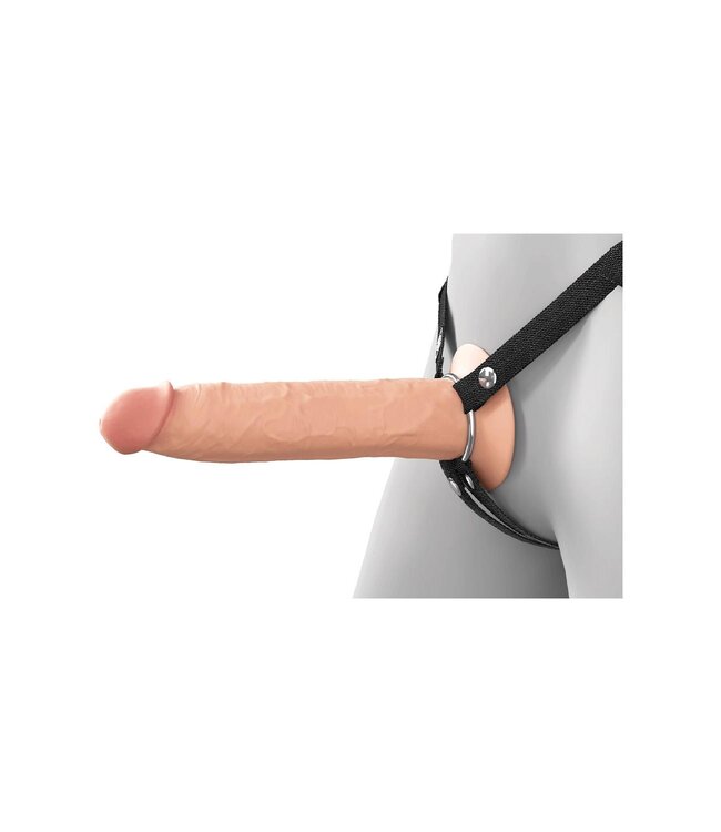 Pipedream FANTASY X-TENSIONS ELITE 9 INCH SILICONE HOLLOW STRAP-ON DUAL DENSITY