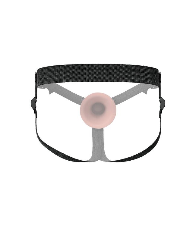 Pipedream FANTASY X-TENSIONS ELITE 9 INCH SILICONE HOLLOW STRAP-ON DUAL DENSITY