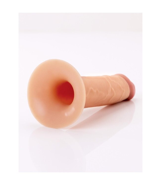Pipedream FANTASY X-TENSIONS ELITE 7 INCH SILICONE HOLLOW STRAP-ON - DUAL DENSITY - LIGHT