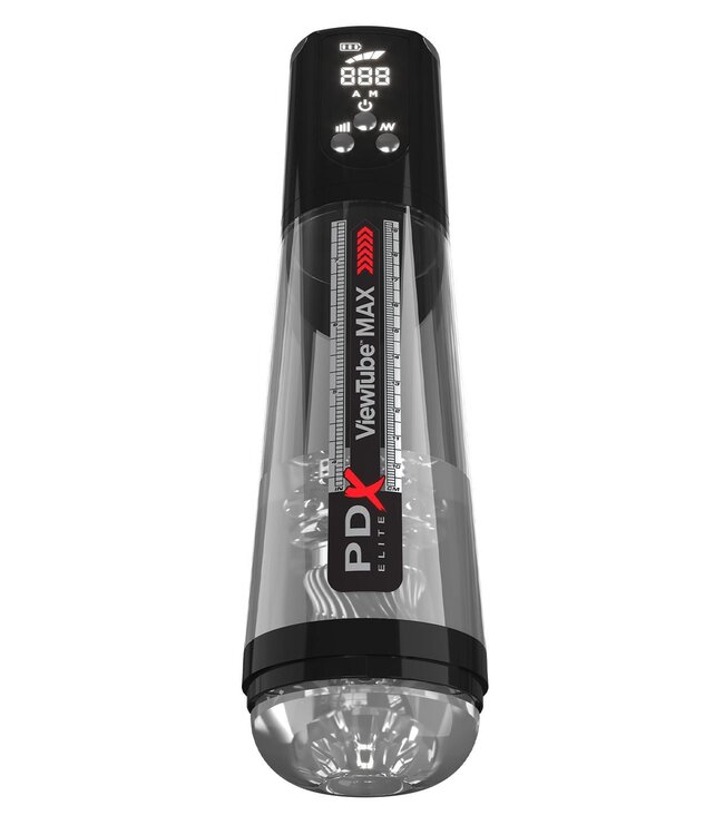 Pipedream PDX ELITE VIEWTUBE MAX VIEW - BLACK