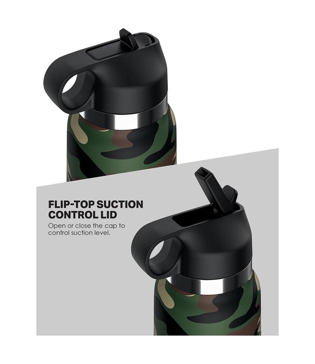 Pipedream PDX PLUS FAP FLASK - HAPPY CAMPER DISCREET STROKER CLEAR