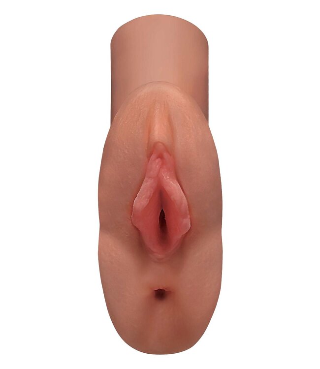 Pipedream PDX PLUS PERFECT PUSSY DOUBLE STROKER TAN