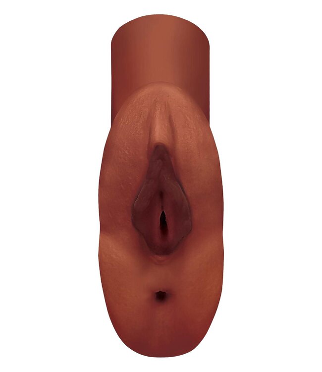 Pipedream PDX PLUS PERFECT PUSSY DOUBLE STROKER BROWN