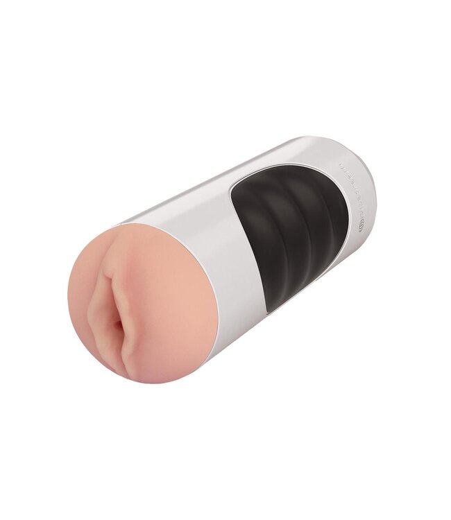 Pipedream PDX EXTREME MEGA GRIP VIBRATING STROKER PUSSY WHITE
