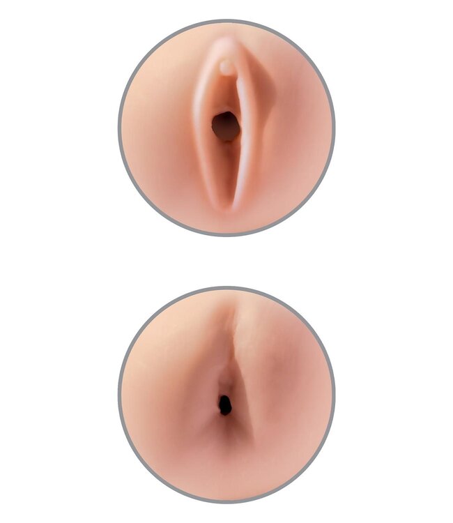 Pipedream PDX EXTREME TIGHT GRIP PUSSY & ASS MASTURBATOR BLACK