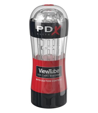 Pipedream PDX ELITE VIEWTUBE SEE-THRU STROKER RED