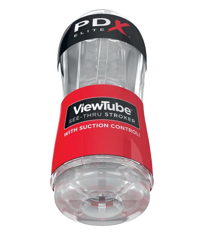 Pipedream PDX ELITE VIEWTUBE SEE-THRU STROKER RED