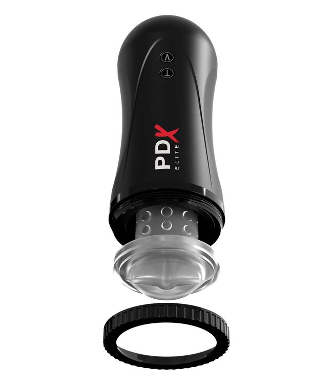 Pipedream PDX ELITE MOTO STROKER BLACK