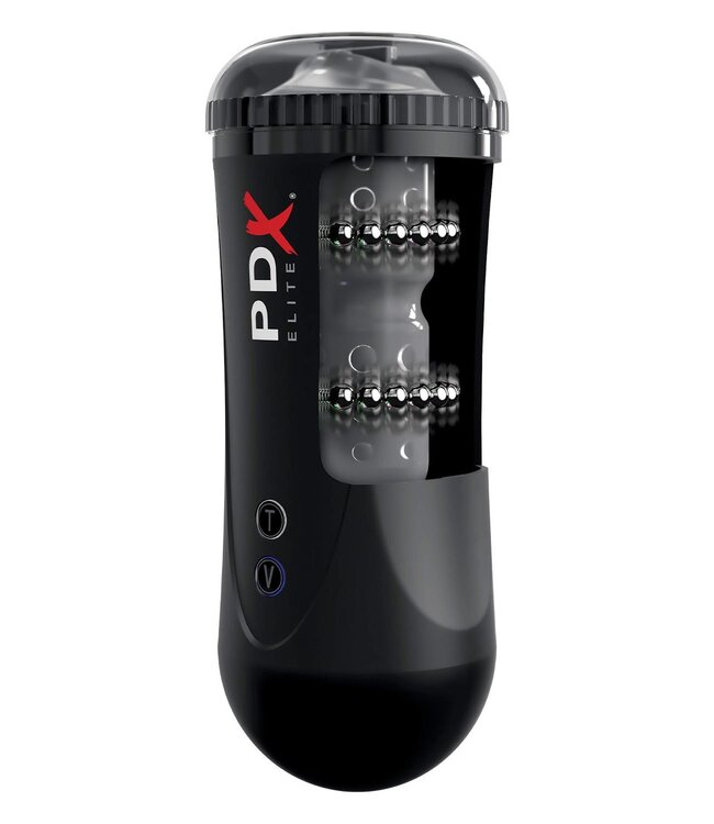 Pipedream PDX ELITE MOTO STROKER BLACK