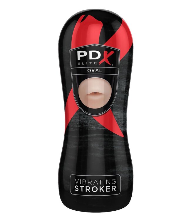 Pipedream PDX ELITE VIBRATING ORAL STROKER LIGHT