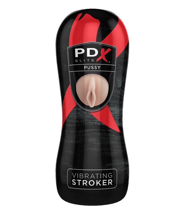 Pipedream PDX ELITE VIBRATING PUSSY STROKER LIGHT
