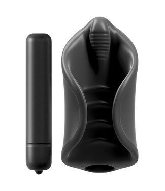 Pipedream PDX ELITE VIBRATING SILICONE STIMULATOR BLACK