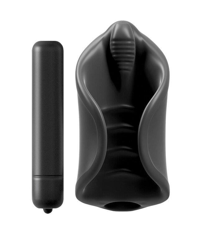 Pipedream PDX ELITE VIBRATING SILICONE STIMULATOR BLACK