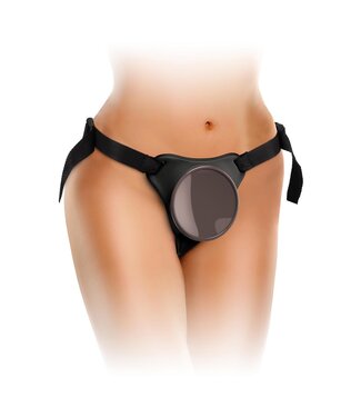Pipedream KING COCK ELITE COMFY BODY DOCK STRAP-ON HARNESS BLACK