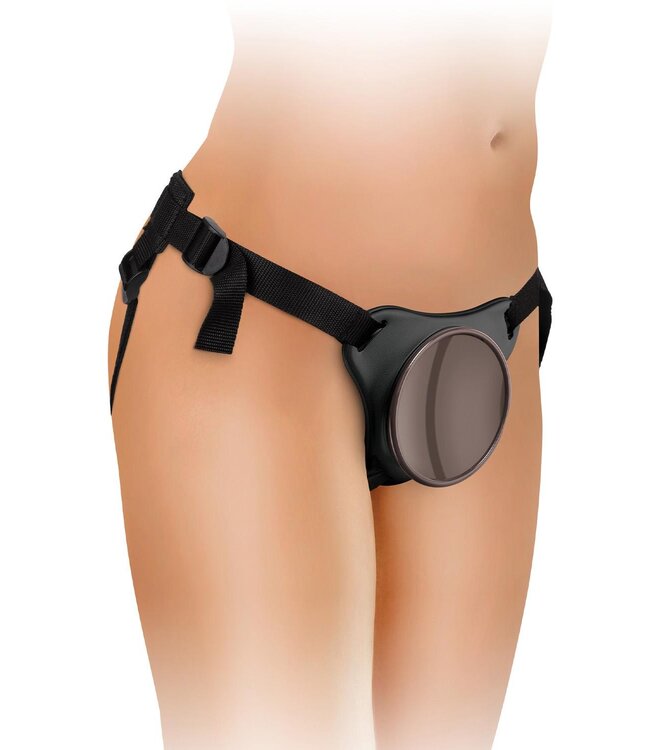 Pipedream KING COCK ELITE COMFY BODY DOCK STRAP-ON HARNESS BLACK