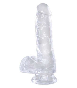 Pipedream KING COCK CLEAR 6 INCH COCK WITH BALLS CLEAR