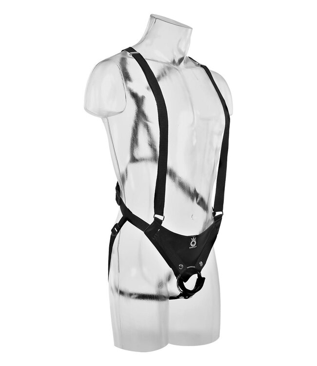 Pipedream KING COCK 11 INCH HOLLOW STRAP ON SUSPENDER SYSTEM LIGHT