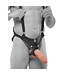 Pipedream KING COCK 10 INCH HOLLOW STRAP ON SUSPENDER SYSTEM LIGHT