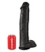 Pipedream KING COCK 15 INCH COCK WITH BALLS BLACK