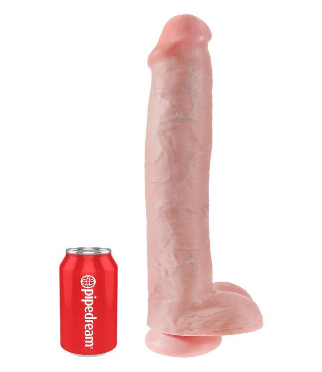 Pipedream KING COCK 15 INCH COCK WITH BALLS LIGHT