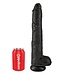 Pipedream KING COCK 14 INCH COCK WITH BALLS BLACK