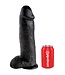 Pipedream KING COCK 12 INCH COCK WITH BALLS BLACK