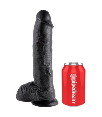 Pipedream KING COCK 10 INCH COCK WITH BALLS BLACK