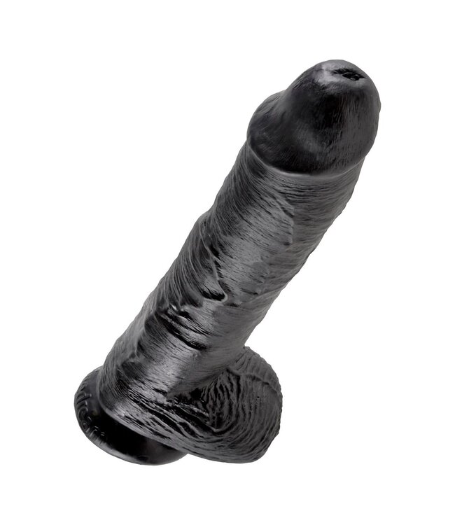 Pipedream KING COCK 10 INCH COCK WITH BALLS BLACK