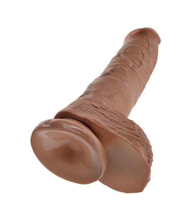 Pipedream KING COCK 10 INCH COCK WITH BALLS TAN