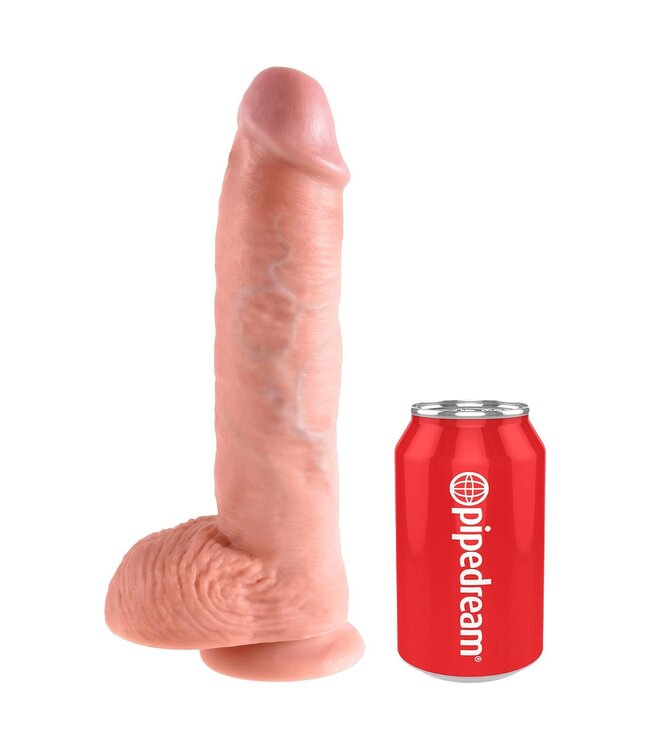 Pipedream KING COCK 10 INCH COCK WITH BALLS LIGHT