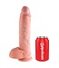 Pipedream KING COCK 10 INCH COCK WITH BALLS LIGHT