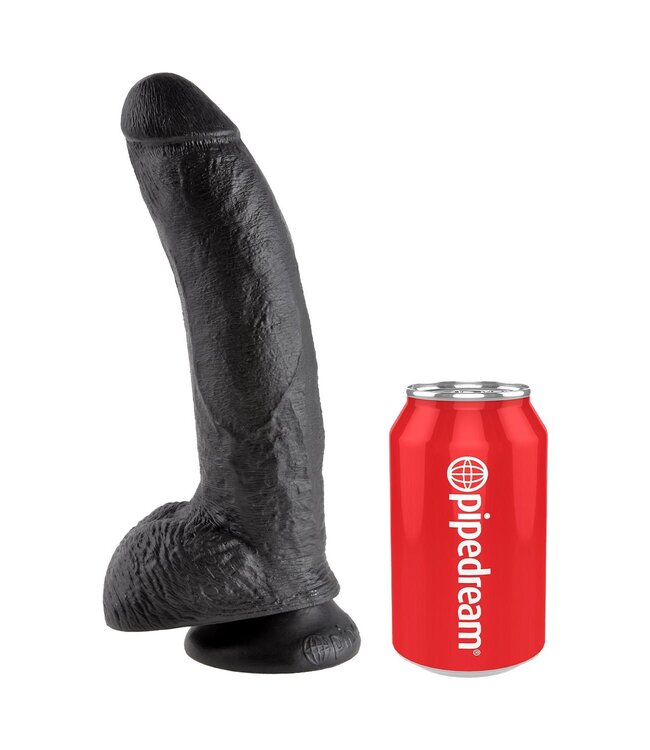 Pipedream KING COCK 9 INCH COCK WITH BALLS BLACK