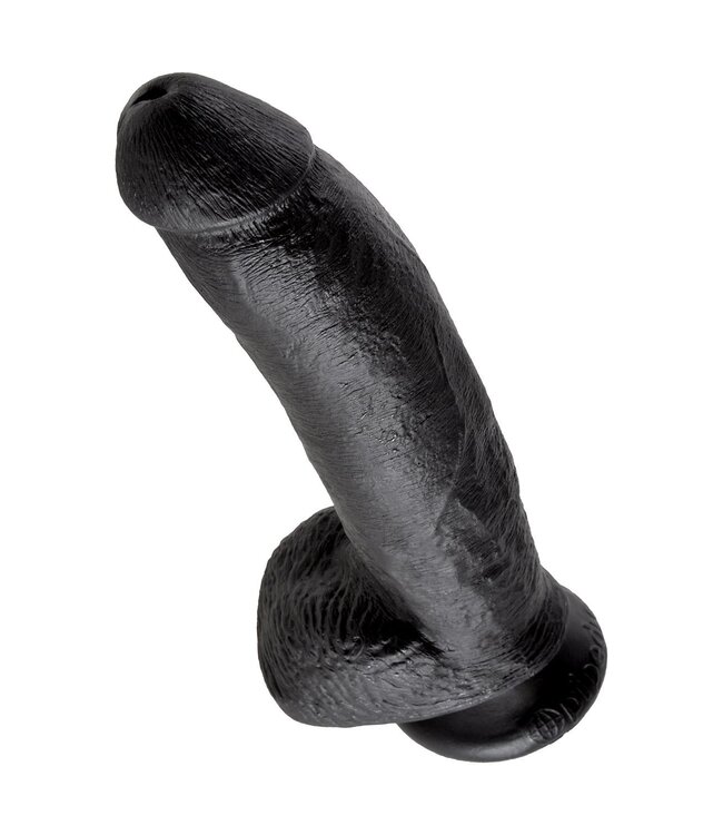 Pipedream KING COCK 9 INCH COCK WITH BALLS BLACK