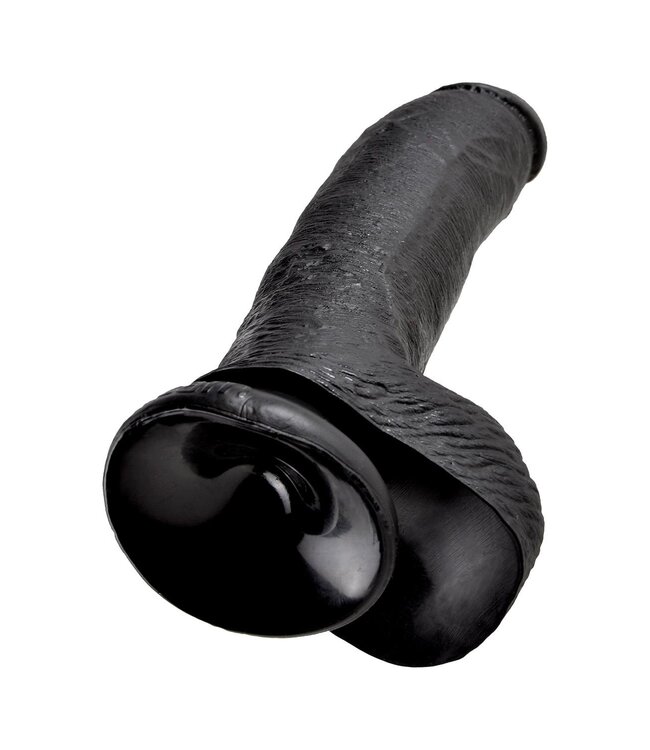 Pipedream KING COCK 9 INCH COCK WITH BALLS BLACK