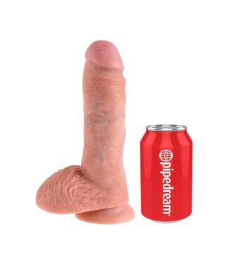 Pipedream KING COCK 8 INCH COCK WITH BALLS LIGHT