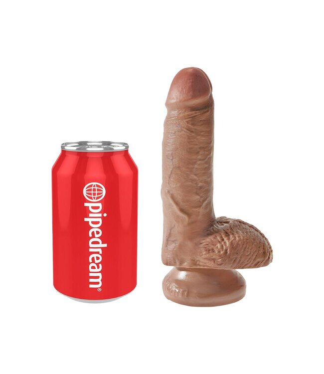 Pipedream KING COCK 7 INCH COCK WITH BALLS TAN