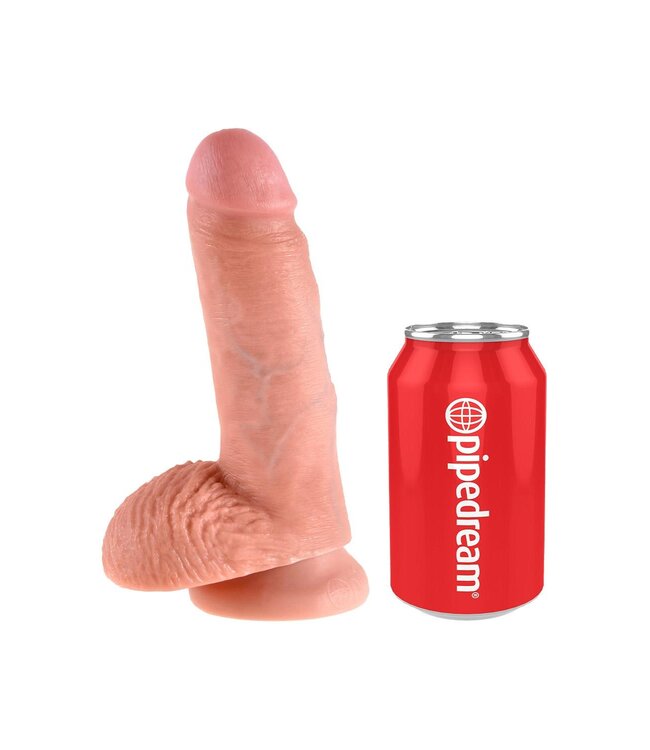 Pipedream KING COCK 7 INCH COCK WITH BALLS LIGHT